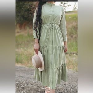 Dainty Jewells Sincerely Sweet mint maxi dress. Size S NWT Fully lined